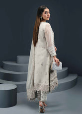 Reena By Alizeh Fashion Embroidered Chiffon 3 Piece Unstitched Suits - AFB24R D-08 ROHA